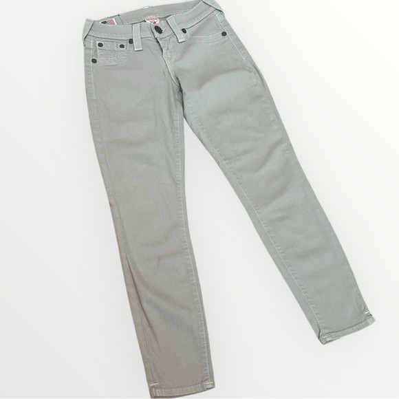 True Religion Women’s Size 25 Grey Skinny Jeans - Picture 3 of 5